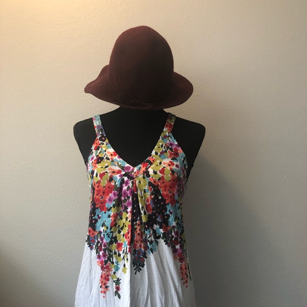 Burgundy Wide Brim Summer Beach Hat